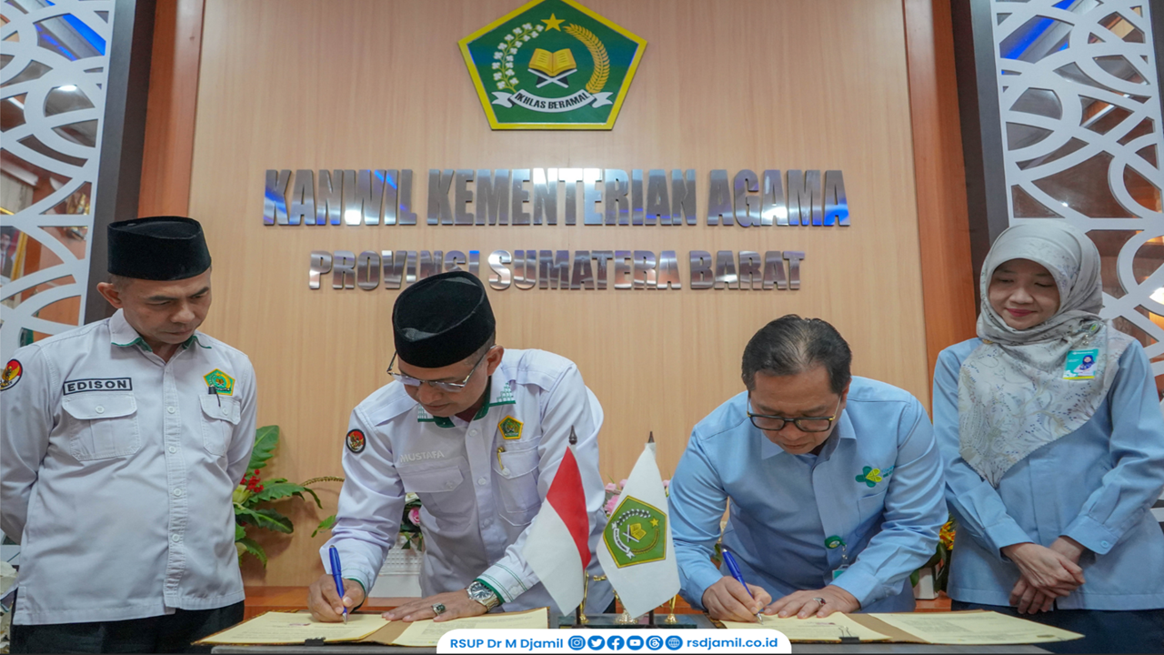 RS M. Djamil Gandeng Kemenag Sumbar Hadirkan Pelayanan Rohani bagi Pasien