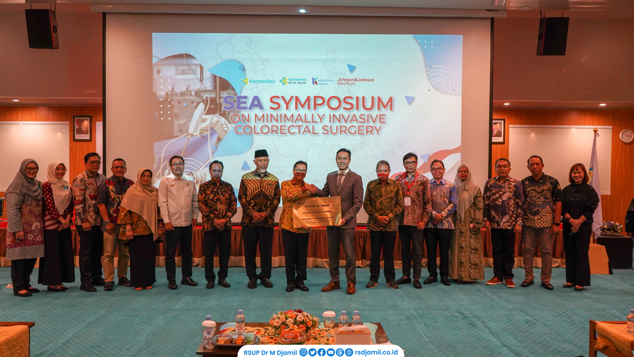 RSUP Dr. M. Djamil Ditetapkan sebagai Indonesia Centre of Minimally Invasive Surgery dan SEA Centre of Excellence in Minimal Invasif Asia Tenggara