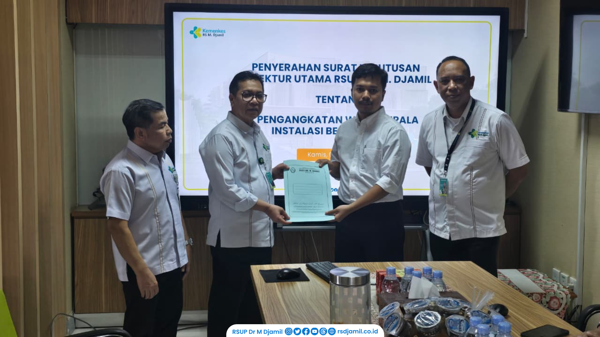 RS M. Djamil Perkuat Organisasi Instalasi Bedah Sentral