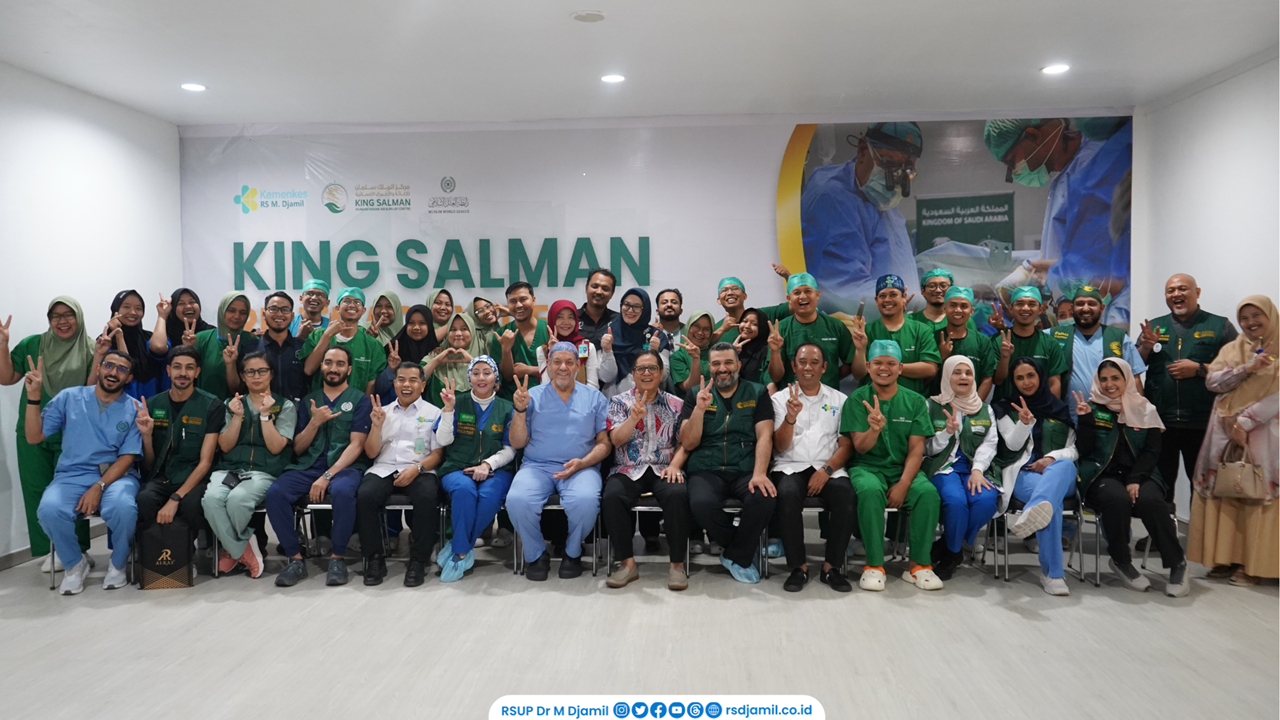 Penutupan Kolaborasi RS M. Djamil Bersama KSrelief dan MWL Diwarnai Haru dan Rasa Syukur