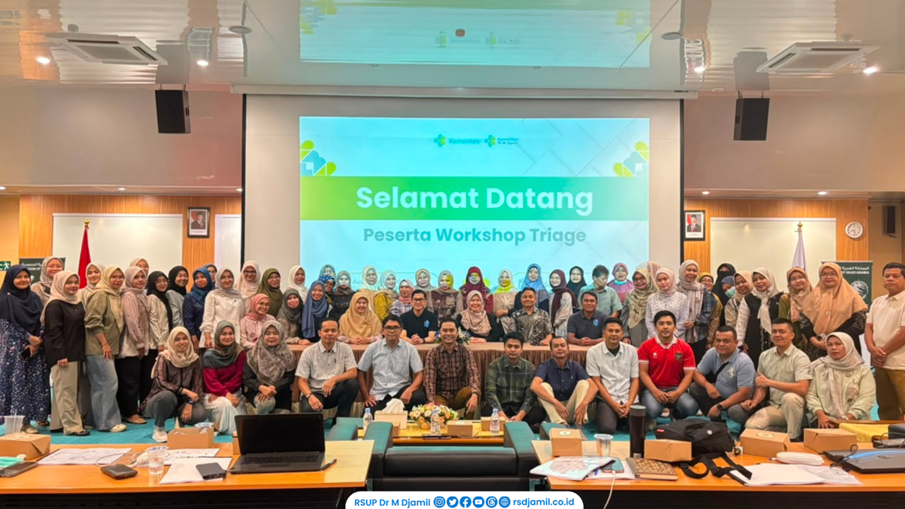 RS M. Djamil Tingkatkan Kompetensi Tenaga Kesehatan Melalui Workshop Triage