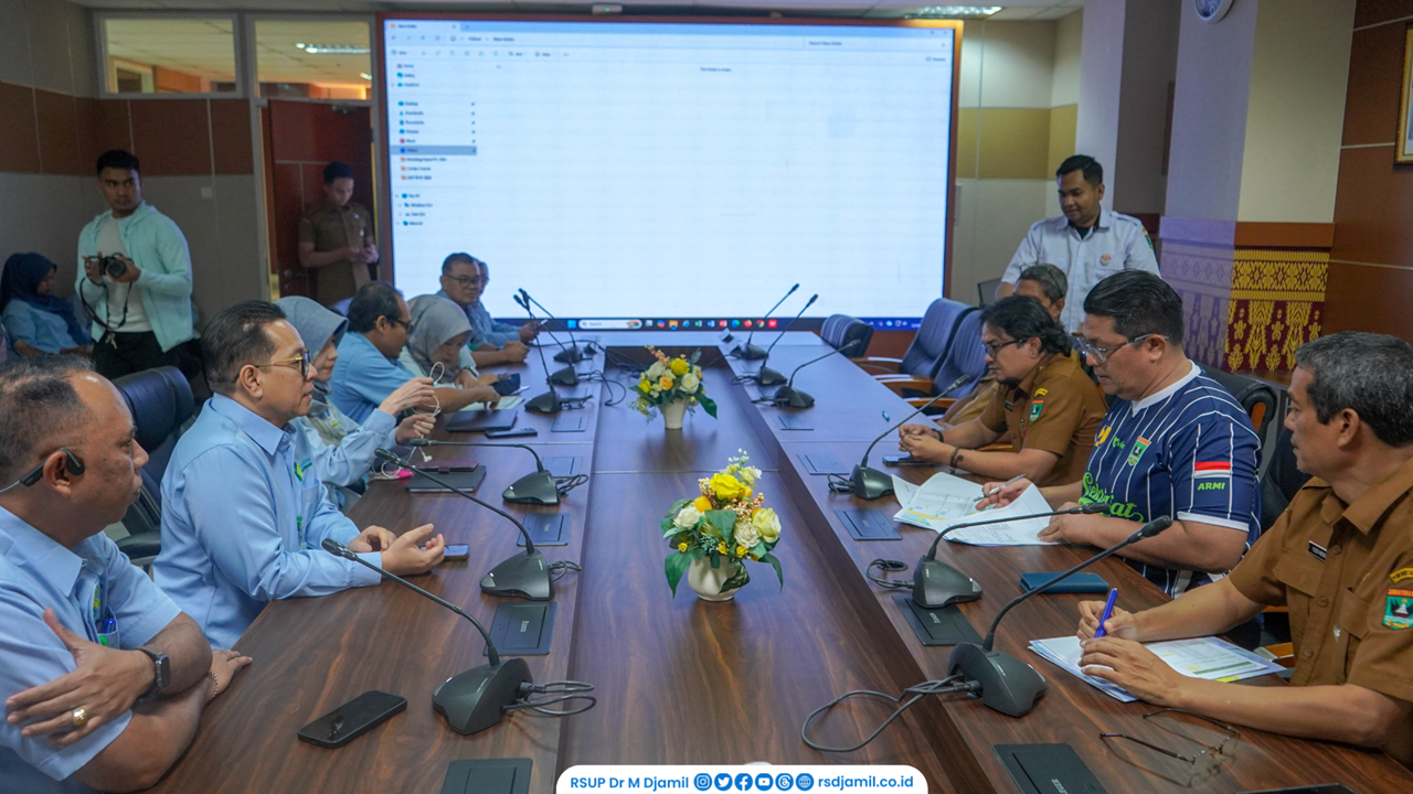 RS M. Djamil Audiensi dengan Dinas BMCKTR Sumbar Perkuat Proyek TRUST