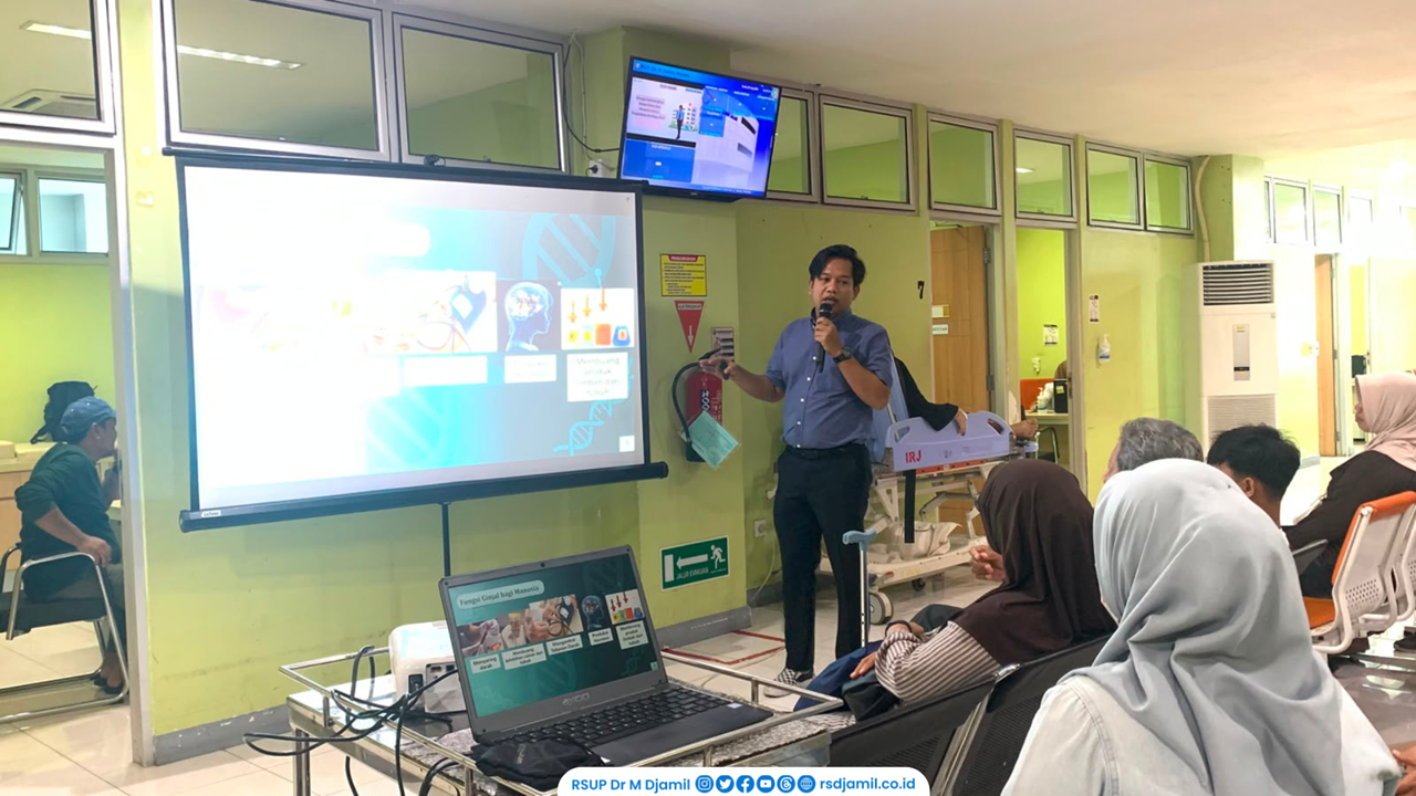 RS M. Djamil Edukasi Pasien Kenali Faktor Risiko Penyakit Ginjal Kronik