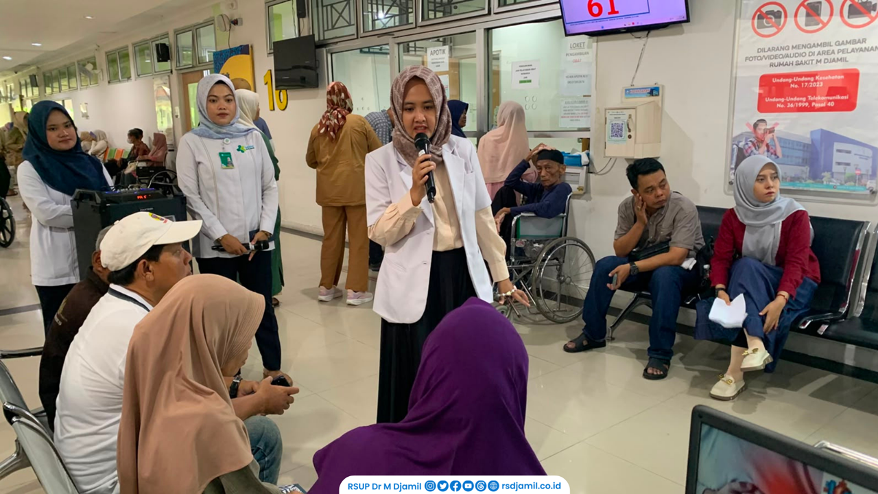 RS M. Djamil Kenalkan Pola Hidup Sehat untuk Mencegah Penyakit Jantung