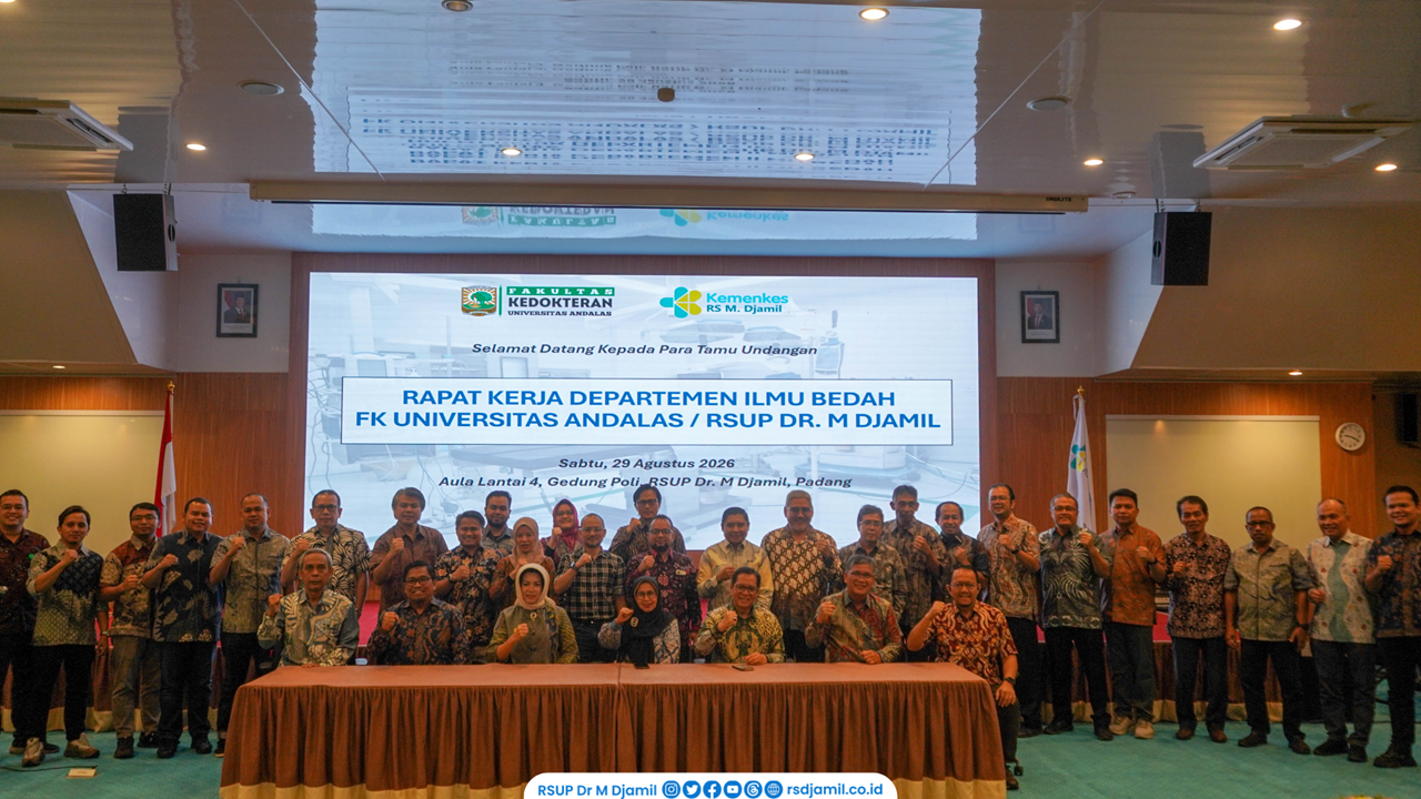 RS M. Djamil Bahas Masterplan hingga Kesiapan iDRG dalam Raker Ilmu Bedah