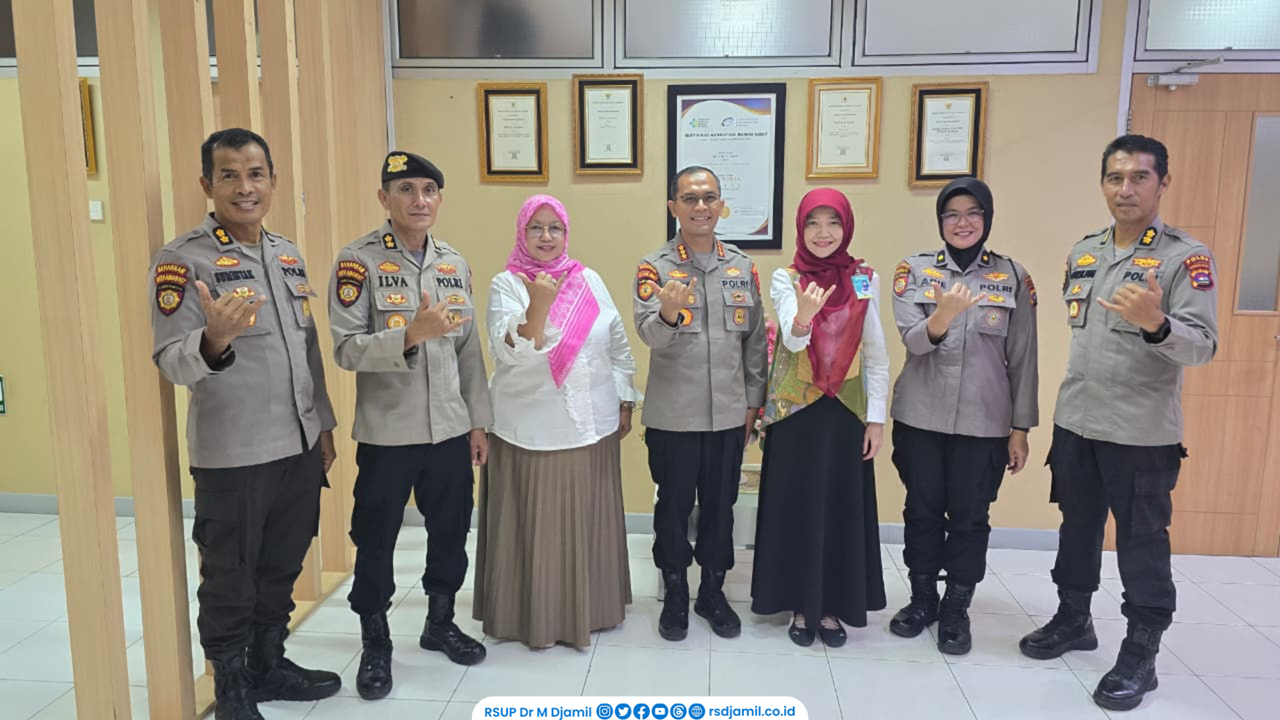 RS M. Djamil Terima Kunjungan Dirpamobvit Polda Sumbar