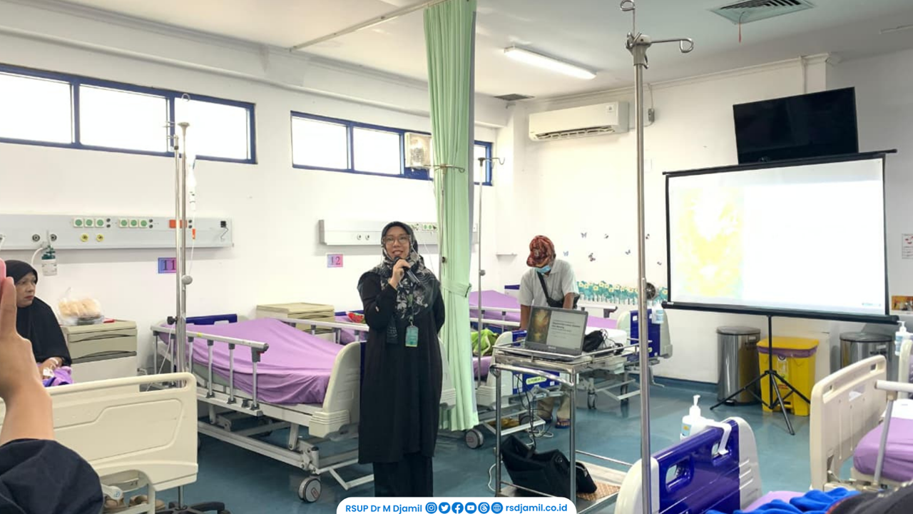 RS M. Djamil Ajak Pejuang Kanker Hadapi Kemoterapi dengan Optimisme