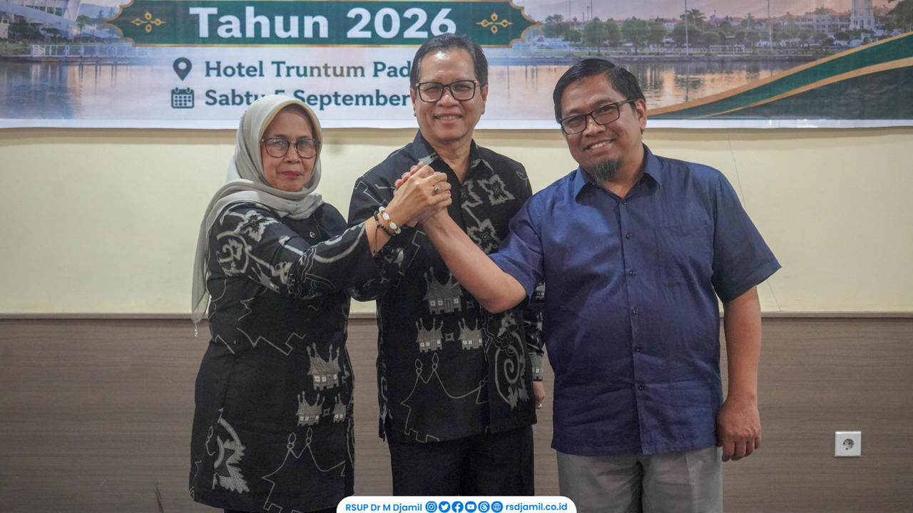 Dirut RS M. Djamil Nahkodai PERSI Sumbar Periode 2026-2030