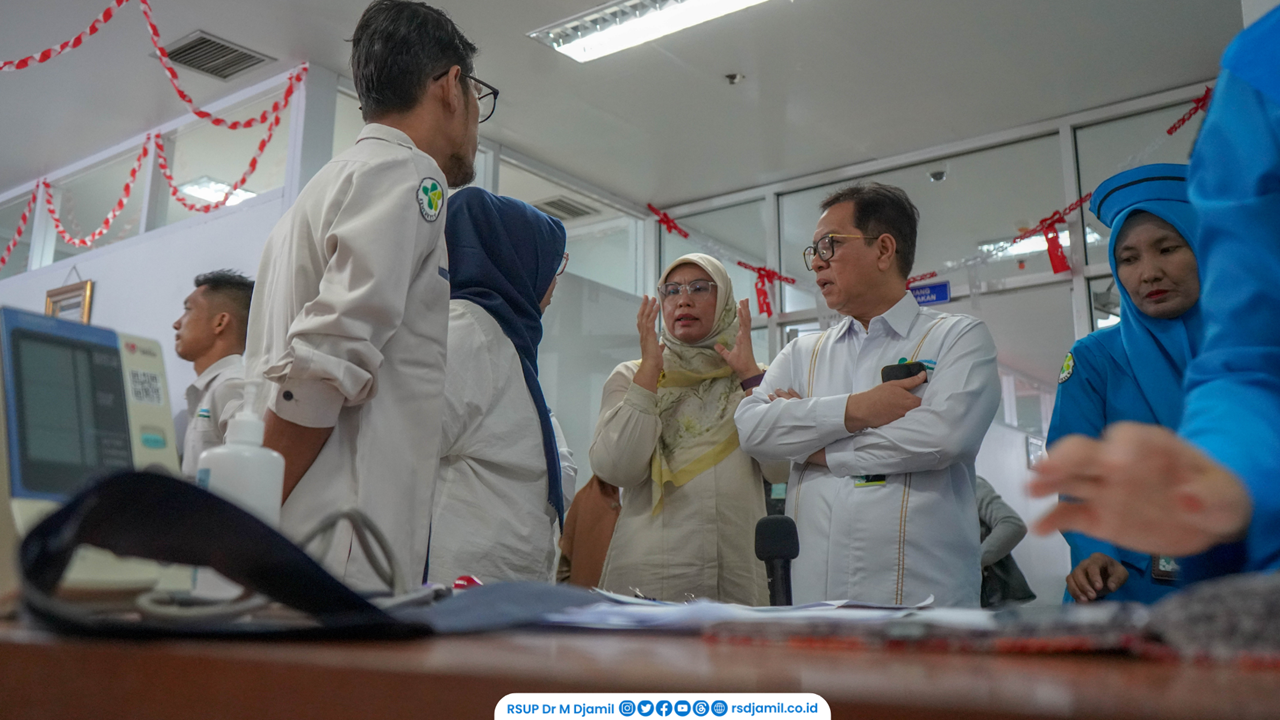 Dirut RS M. Djamil Rutin Telusur Layanan, Pastikan Mutu Pelayanan Terjaga