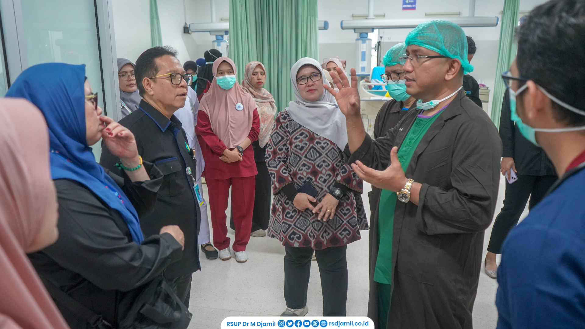 RS M. Djamil Terima Visitasi dan Laksanakan Simulasi Jelang Kedatangan Tim KSRelief